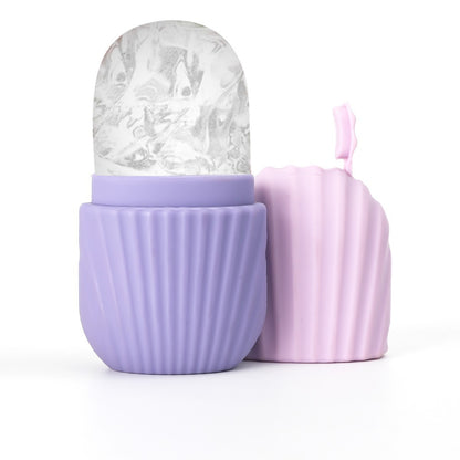 Silicone Face Ice Massage Tray