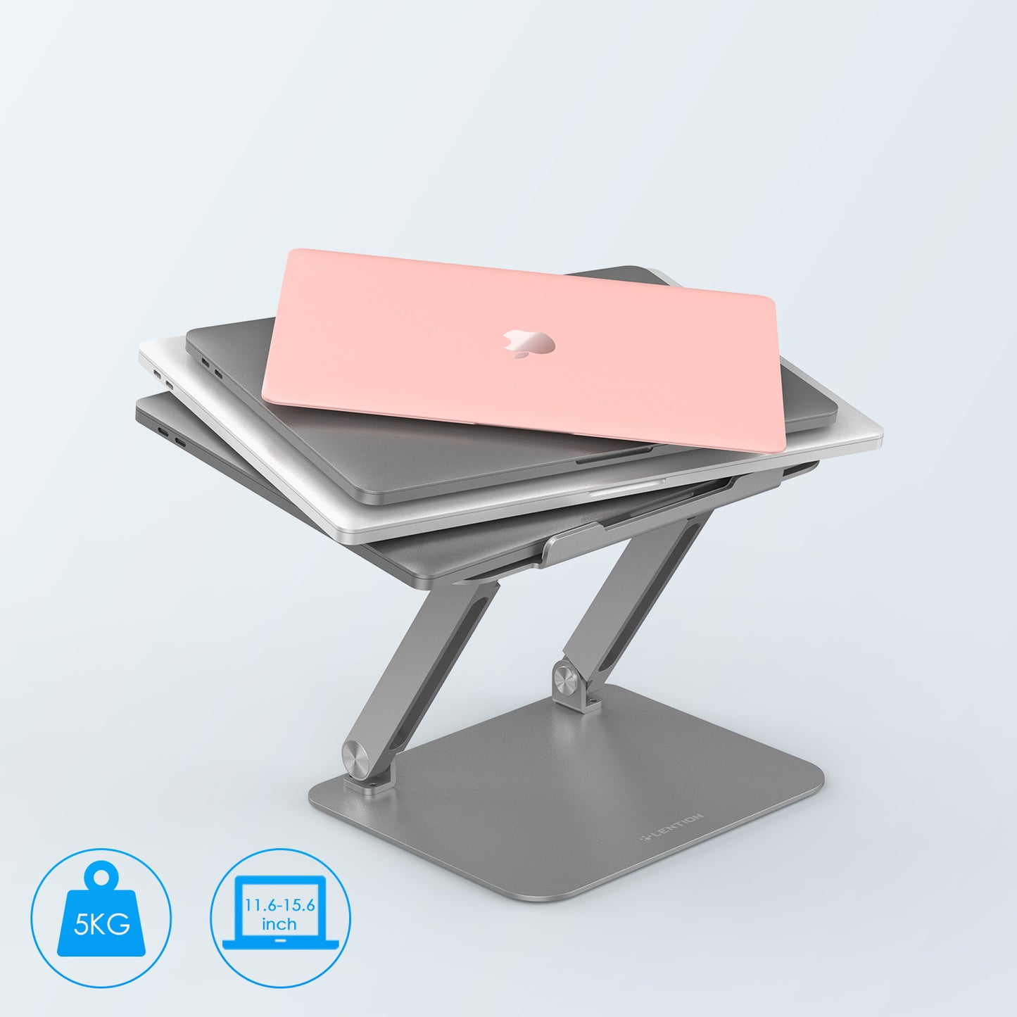 Aluminum Laptop Stand with Adjustable Angles
