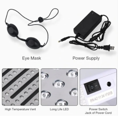 7-Color LED Light Therapy Mask for Skin Rejuvenation & Acne Treatment